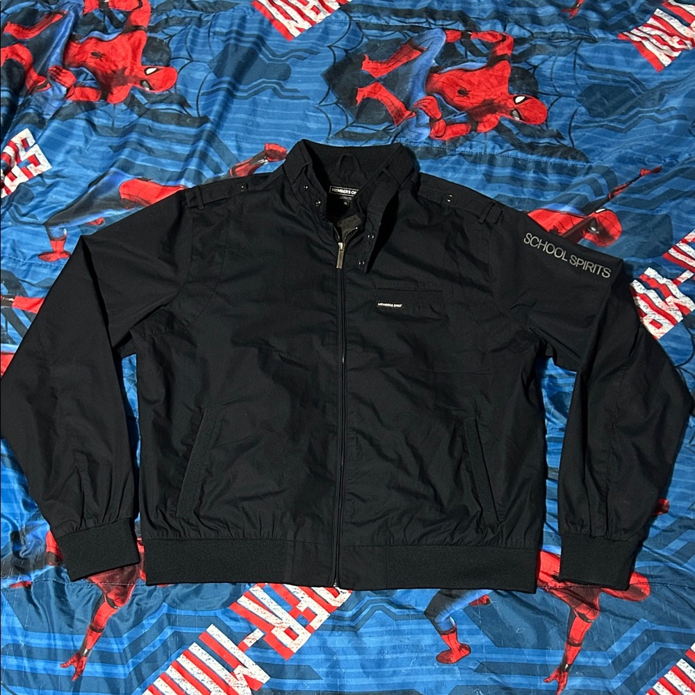 Members Only Black Iconic Racer Military Style Jacket - Picture 2 of 8